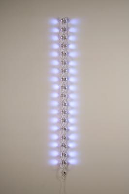 D6, 2008, Leds, custom electronics, c programs, high-flex wire, 70 x 11 x 7 inches