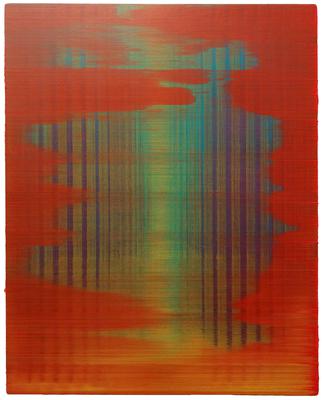 Sinex, 2018, Oil on panel, 20 x 16 inches